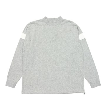 KANGOL 長袖 深灰 胸前刺繡LOGO 微高領 薄長 中性 6255101610