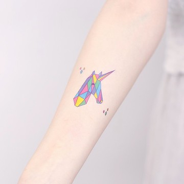 刺青紋身貼紙 / 夢幻 幾何 獨角獸 Surprise Tattoos