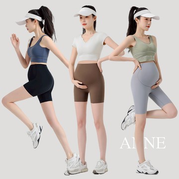 Anne｜惜物價｜299降99｜孕婦鯊魚褲 L-2XL【AP60248】孕婦短褲 孕婦托腹短褲 孕婦運動褲 孕婦褲
