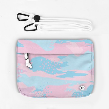 Grinstant混搭可拆組式小包肩背包 - 夢幻系列 (粉紅迷彩)