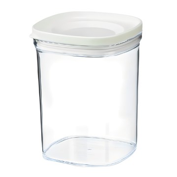 inomata密封罐 日本原裝進口 有蓋收納罐 透明罐身  1個  520ml