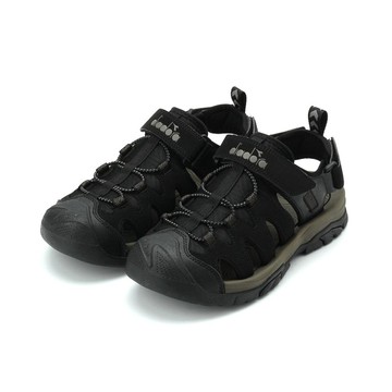 DIADORA 山野叢林 魔鬼氈護趾運動涼鞋 黑 DA73759 男鞋