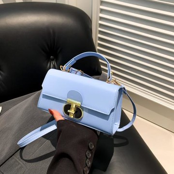 跨境小包包女包2024新款時尚手提包純色單肩斜挎包女式質感小方包