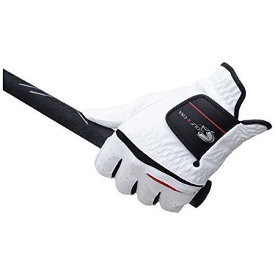 LEZAX(レザックス) Golf U.S.A. デジタルエンボス合皮グローブ 左手用 ホワイト S(21-22cm) GUGL-5651