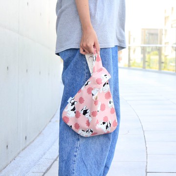 【日本棉布】法鬥撲花 交叉手腕包