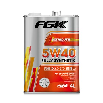 [家速配]【汽車百貨】FGK 5W40超強添加劑全合成機油 4L