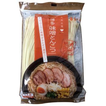 まるいち 博多味噌豚骨ラーメン スープ付 1人前×40入 Z4242  a