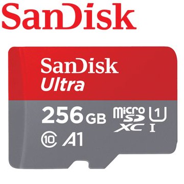 SanDisk 256GB 150MB/s Ultra microSDHC U1 A1 記憶卡