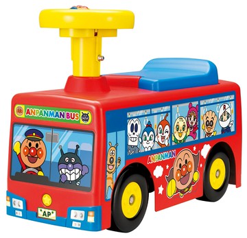 真愛日本 麵包超人 Anpanman 四輪 音樂 滑步車玩具 滑步車 公車 學步車 戶外 室內 玩具 禮物