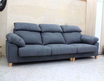 【歐風別館】奧斯陸精品功能貓抓布沙發--大三人座【北歐風沙發】【基隆至台中免運費】