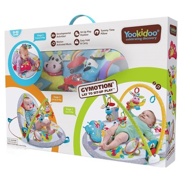 Yookidoo 三階段健力遊戲墊 動物好朋友  35 x 71 x 90cm