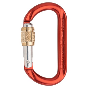 AUSTRIALPIN OVALO Screwlock 鋁合金手動O型鉤環  111 x 72mm  Red  1個