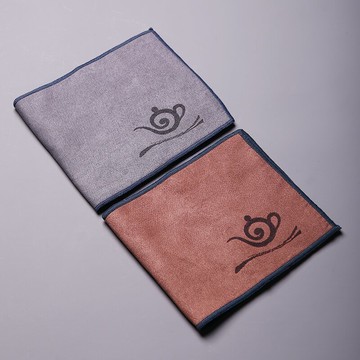 功夫茶巾茶布吸水加厚毛巾禪意茶幾茶桌用布專用抹布茶臺配件