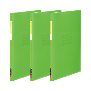 ECO Chungwoon 半透明A4資料夾 10頁  淺綠色  3個