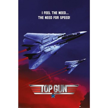 *【捍衛戰士】TOP GUN 進口海報-THE NEED FOR SPEED