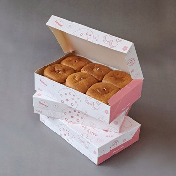 ［快速出貨］【艾立蛋糕】牛奶戚風蛋糕(6入/盒)