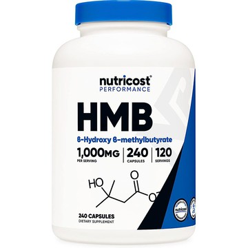 美國代購！原裝正品Nutricost HMB β-羥基β-甲基丁酸酯 100mg240粒