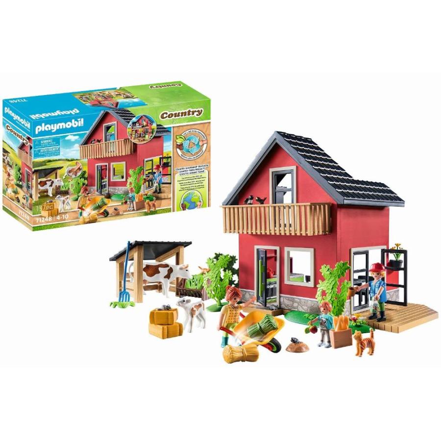 プレイモービル PLAYMOBIL Farmhouse with Outdoor Area