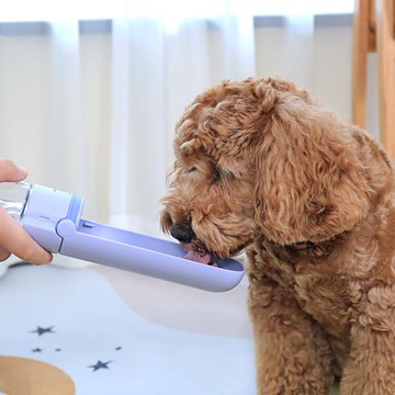 小紅栗寵物隨行杯狗狗貓咪外出飲水壺便攜水瓶喝水器戶外遛狗用品 99購物節