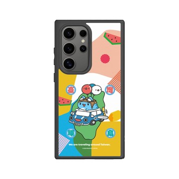 Galaxy S24 Ultra SolidSuit 黑 - 貓貓蟲咖波 Bugcat Capoo - 10th 環島咖波愛旅行