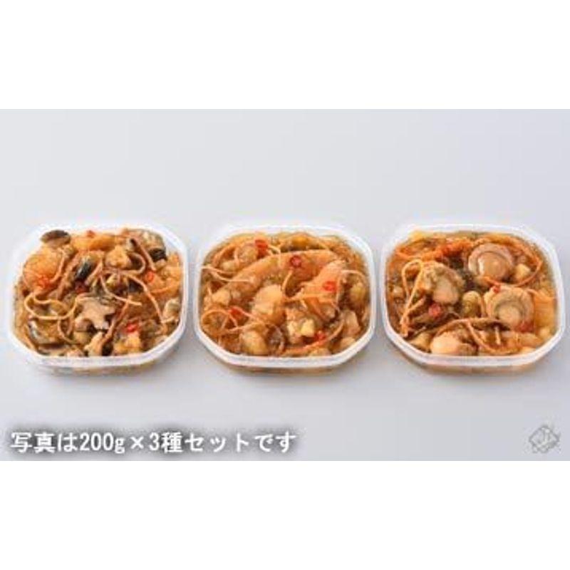 長万部菊田水産人気ベスト３松前漬け詰め合わせセット (各500g)