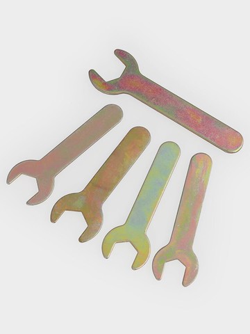 簡易小扳手 家具家用開口扳手 單頭扳手 呆頭扳手 超薄外六角扳手