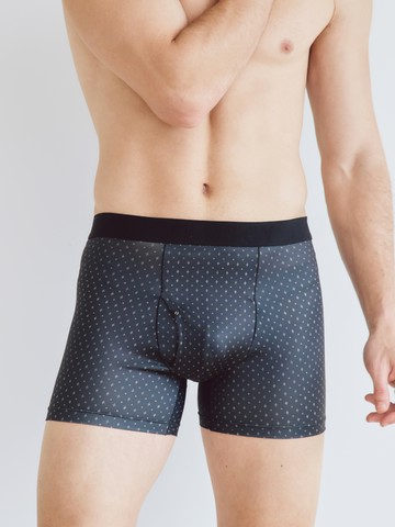 合身印花平口內褲-圓點｜都會機能內著｜消除異味・快乾清新・輕薄涼感