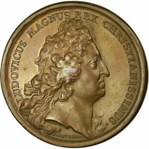 アンティークコイン France, Medal, Louis XIV, Prise de Nice, 1691, Mauger, AU