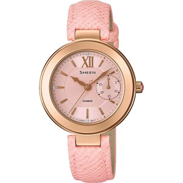 CASIO SHEEN 漣漪戀戀時尚腕錶-SHE-3051PGL-4AUDR