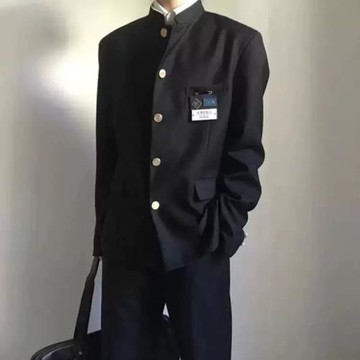 dk制服全套中山裝男初中高中生熱血高校服潮流jk西服外套西裝班服