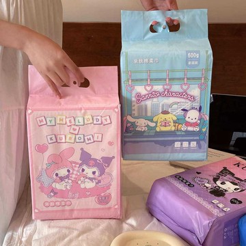 🔥好物優選🔥正品加厚洗臉巾懸掛一次性壁掛式家庭裝大容量 美樂蒂潔面巾