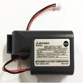 MR-BAT6V1SET 帶2P白色接頭 6V 1650mAh 三菱不可充電PLC鋰電池(含稅)【佑齊企業 iCmore】