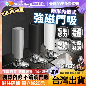 🧲高強鋅合金門吸🧲阻尼強磁門吸 衛生間地吸 可調節防風門吸 防撞門擋 隱形地吸 磁力門吸地吸 強磁門吸 鋅合金門吸