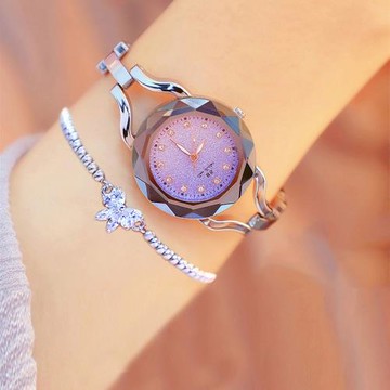 日月星空辰流沙手表女漸變極簡約ins學生院風森韓系氣質小眾網紅