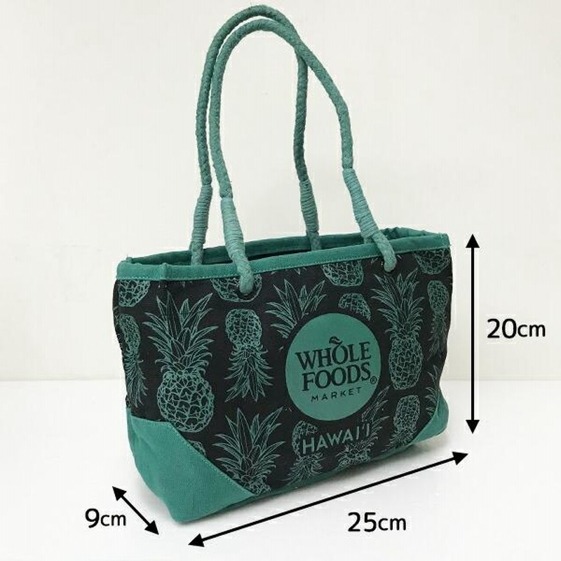 WHOLE FOODS MARKET ホールフーズマーケット トートバッグ ハワイ限定 WHOLE FOODS MARKET ホールフーズマーケット トートバッグ ハワイ限定