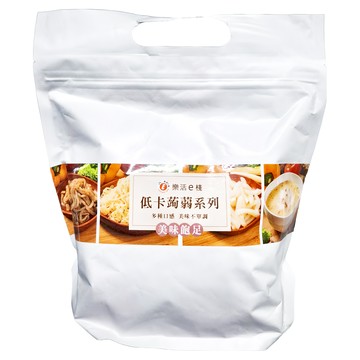 樂活e棧 蒟蒻海藻烏龍 + 經典麻醬  200g  6包