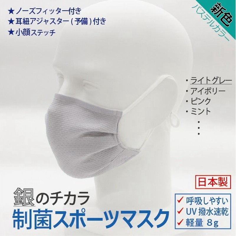 開店記念セール UVカット JIS規格 日本製 マスク 口につかない デザインマスク ずれない 銀 洗える 花粉 カモフラージュ1,760円 抗ウイルス  耳ヒモ調整 防臭 息がらく 財布、帽子、ファッション小物