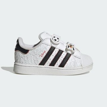 Adidas 愛迪達 Superstar II Cf I [IH1744] 小童 休閒鞋 貝殼鞋 流行 白黑 迪士尼