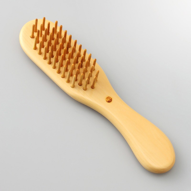 櫛 喜多つげ製作所 薩摩つげブラシ 5列 薩摩つげブラシ 5列 - 薩摩つげ櫛～喜多つげ製作所