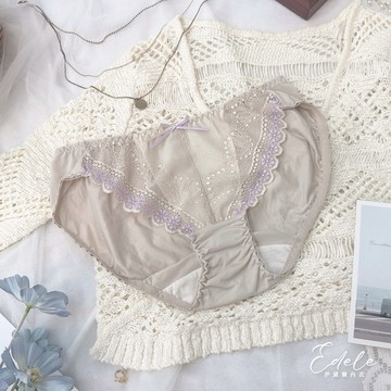 【伊黛爾】浪漫使徒 蕾絲內褲 FREE SIZE (膚色) -【9803】