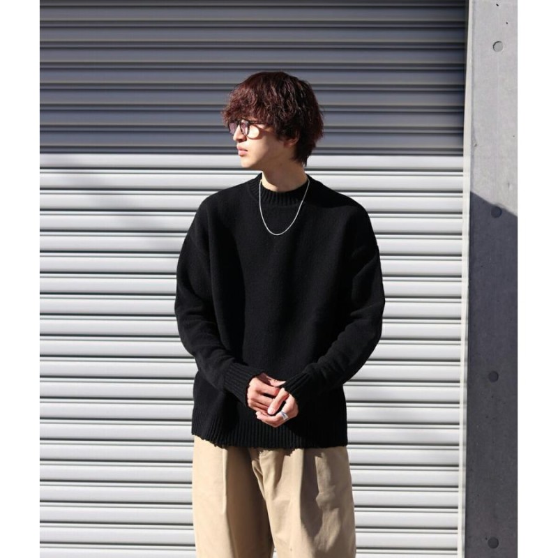 marka / マーカ ： CREW NECK JUMPER 7G - boucle wool - ： M22D