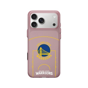 iPhone 17 Pro Max Clear (相機按鈕) 晶醺玫 - NBA - 球場系列-金州勇士 Golden State Warriors - Court