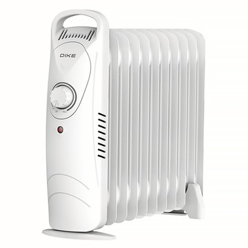 DIKE 機械式油燈恆溫電暖器 11葉片  1000W加熱功率  傾倒斷電裝置  HLE600WT  White