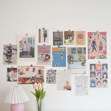 ins風墻面裝飾貼畫宿舍房間布置改造臥室寢室墻壁裝飾墻貼海報