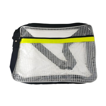 雙層反光螢斜跨包 網格 SE-512BK  黑色  1個  400 x 300 x 100mm