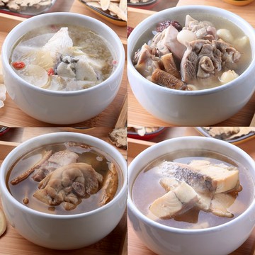 【安永鮮物】元氣養生熬燉湯 任選6包 - 黨蔘蓮子雞湯3包-蔘鬚枸杞雞湯3包