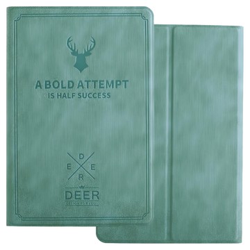 vXTRA 飛創 防潑水鹿頭壓紋 平板皮套  iPad Pro 10.5吋  蒂芬藍綠  1個