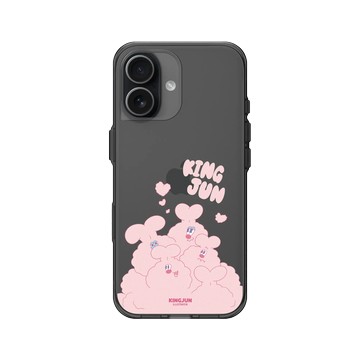 iPhone 17 Clear (相機按鈕) 酷墨灰 - KINGJUN - 滿滿的愛