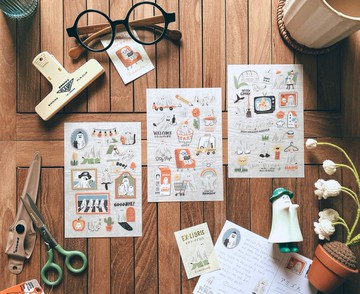 迪夢奇 Dimanche 感壓貼 幽靈