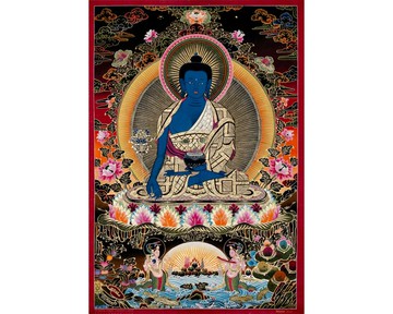 藥師佛唐卡 | 治癒佛